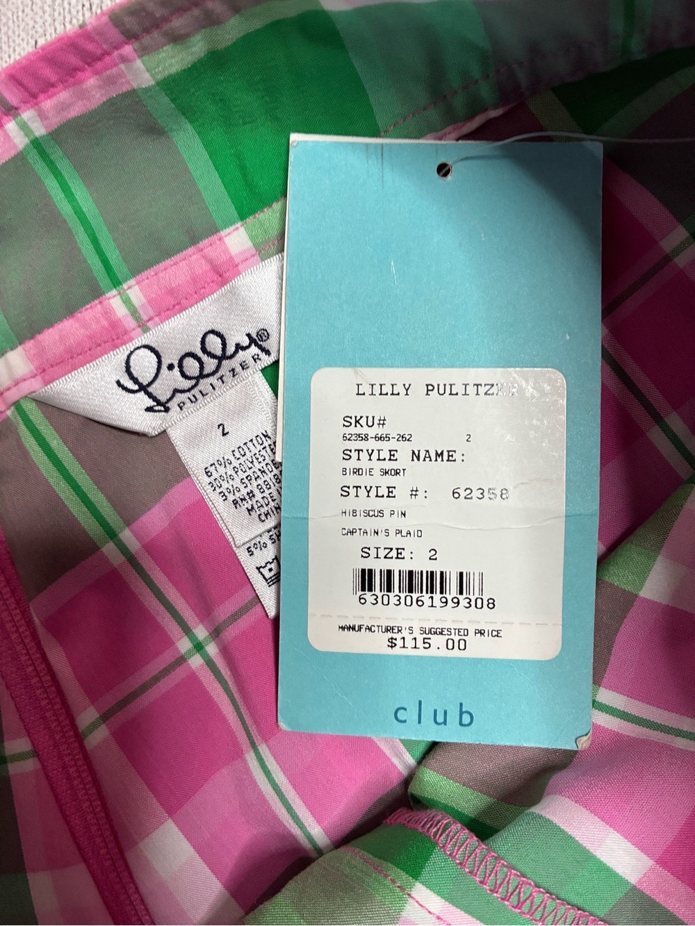 Lilly Pulitzer Vintage/ White Tag “Birdie Skort” - Picture 6 of 13